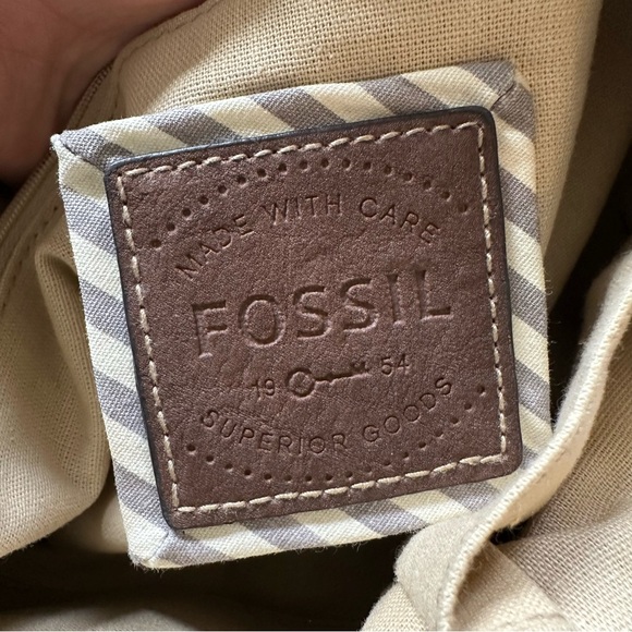 Fossil Striped Canvas Tote Bag - Picture 10 of 16